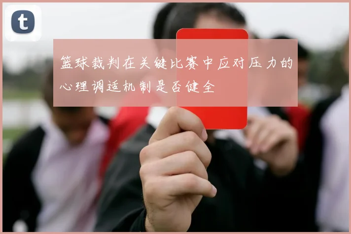 篮球裁判在关键比赛中应对压力的心理调适机制是否健全